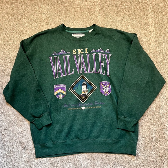 Ski Vail Valley Vintage Sweatshirt - Picture 1 of 6
